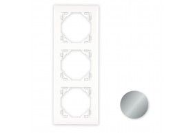 90930 TAS ESPELHO TRIPLO ALUMINA/GRIS