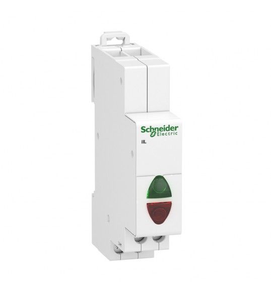 A9E18325 Schneider Doppel-Leuchtmelder iIL, LED, gr�n/rot, 110-230V AC