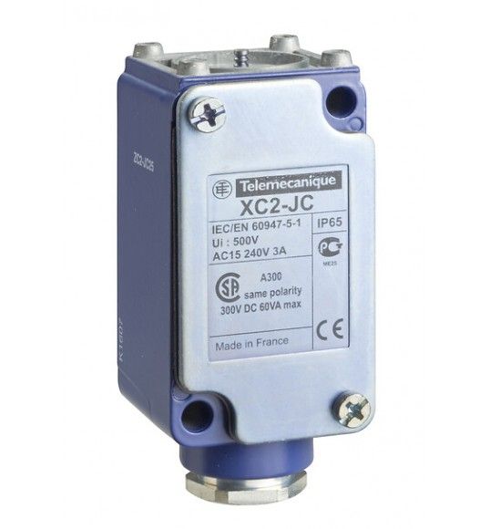 ZC2JC1 Telemecanique Limit switch body, XC Standard, fixed ZC2JC1 Telemecanique Limit switch body, XC Standard, fixed
