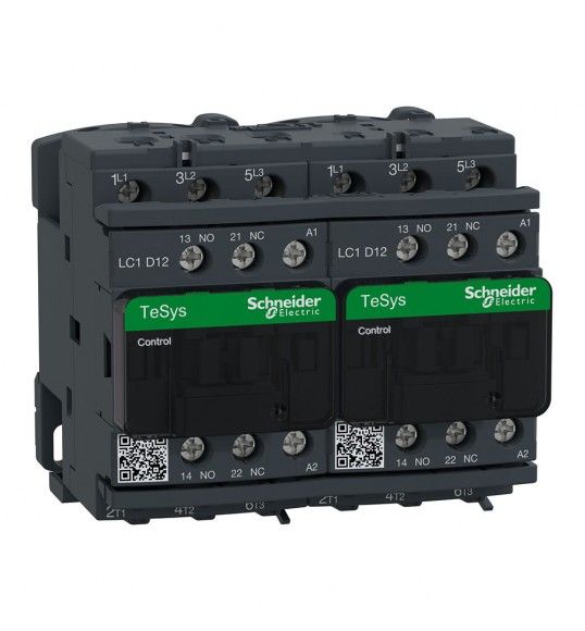 LC2D12P7 Schneider Wendesch�tzkombination, 3p+1S+1�, 5,5kW/400V/AC3, 12A, Spule 230V 50/60Hz