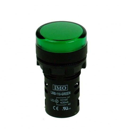 LMB-110-GREEN IMO pilot light 110VAC green