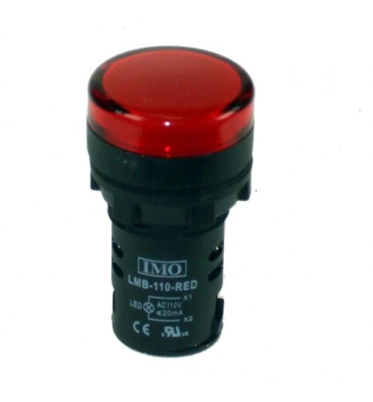 LMB-110-RED IMO pilot light 230VAC red
