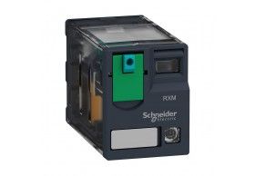 RXM2AB2BD Miniature relay 12A 2NO-NC with-LED 24VCC