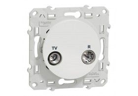 S520453 Schneider Tomada TV/FM intermedia branco Odace