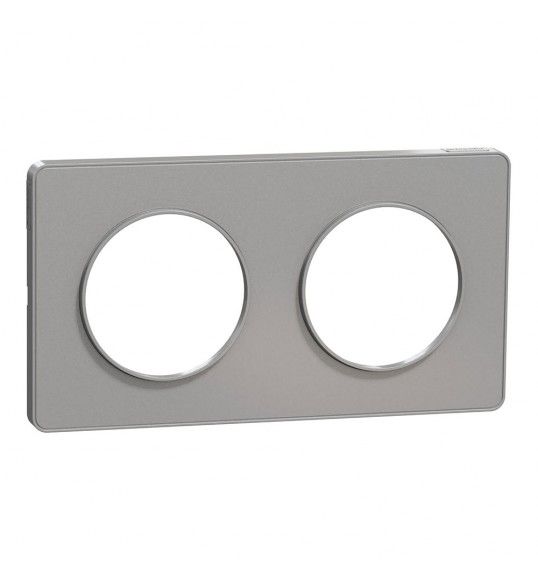 S530804 Schneider Odace Styl - plaque 4 postes horizontale
