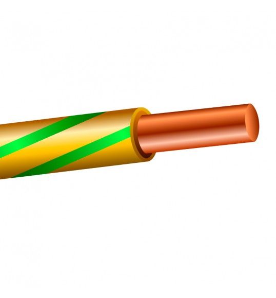H07V-U1X1,5V/A Insulated single core wire 1,5mm2 G/Y 100m