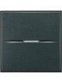 HS4001/2 axolute Interruttore 1P assiale 2mod. Antracite HS4001/2 axolute Interruttore 1P assiale 2mod. Antracite