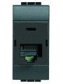 L4262/5E Tomada RJ45 A/B UTP categoria 5E Living Bticino L4262/5E Tomada RJ45 A/B UTP categoria 5E Living Bticino