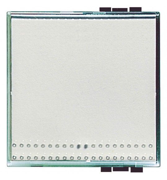 N4932/2 light - copritasto trasparente 2 moduli
