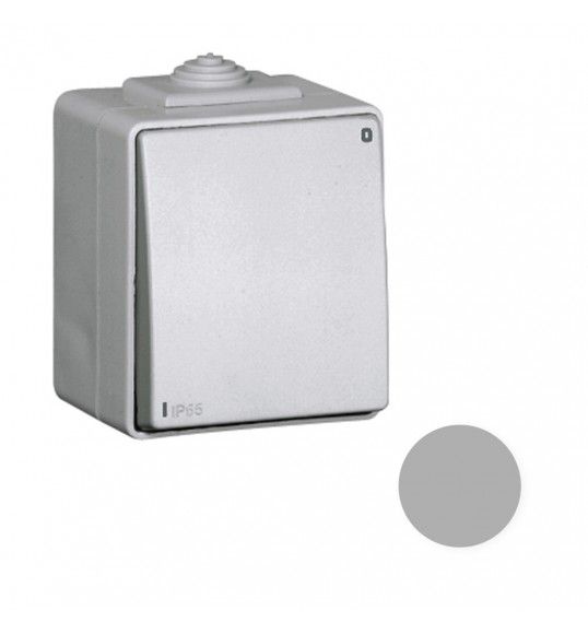 48021 CCZ INTERRUPTOR BIPOLAR CINZENTO