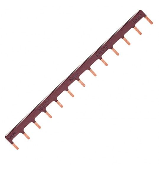 KB163P Hager BARR. CABLAGGIO 1P MARRONE 13M