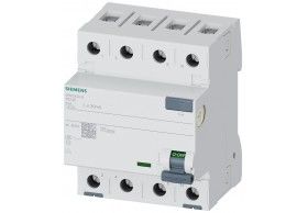 5SV3342-6 Siemens RCCB 4-pole, type A, 25A, 30mA 400V 5SV3342-6 Siemens RCCB 4-pole, type A, 25A, 30mA 400V