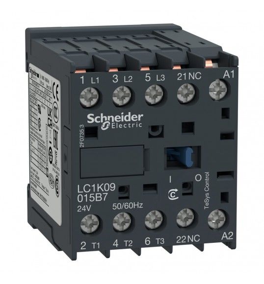 LC1K09015B7 Schneider TeSys K contactor - 3P - AC-3 