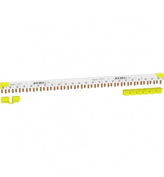 A9XPC624 Schneider comb busbar, Acti9, 1L+N, 9 mm pitch, 24