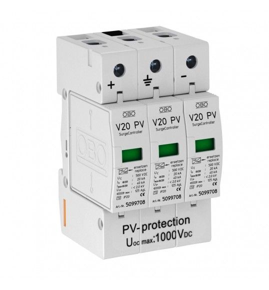 5094608 OBO Surge Arrester V20, 1000 VDC
