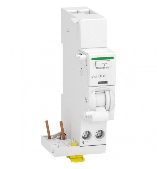 A9Y62625 Schneider Acti9 Vigi iDT40 - Zusatz-Fehlerstromblock - 1P+N - 25 A - 30 mA - Typ AC