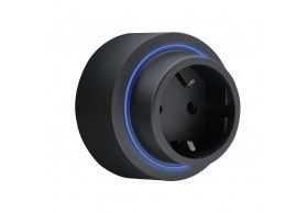 41895 R-Electric Magnetic EU Socket with LED Black