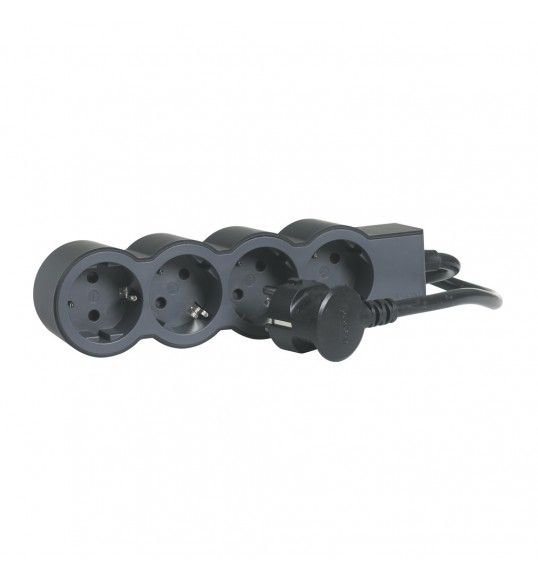 694553 Legrand Power Strip 4X2P+E (1,5M) Black