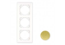 90930 TUU ESPELHO TRIPLO DOURADO/DOURADO