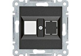 WL2323 Hager Double Keystone Holder - Black